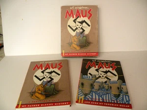 1992 ART SPIEGELMAN MAUS I & II "A SURVIVOR'S TALE" CAJA SET NOVELA GRÁFICA PBK - Imagen 1 de 15