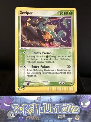 Pokemon Card Seviper 11/100 EX Sandstorm Holo Rare Played - Image 1 of 4