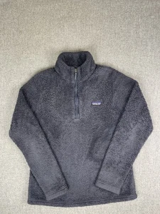 Patagonia Women's Los Gatos 1/4-Zip Size L Blue - Picture 1 of 16