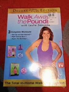 Leslie Sansone Walk Away the Pounds Deluxe Edition 2 Pack DVD 3 Workouts Sealed - Imagen 1 de 3