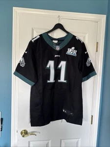 Philadelphia Eagles Wentz #11 Nike NFL Super Bowl LII Champion Jersey Size 48 - Picture 1 of 3