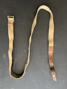 One (1) FAIR Czech Military VZ52 VZ52/57 Rifle Canvas Leather Sling Surplus Army - Picture 1 of 2