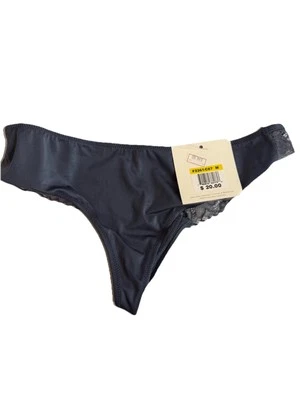 NWT Calvin Klein Hipster Thong Blue Satin Lace Size M - Image 1 of 4