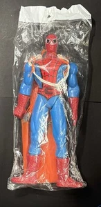 VTG KO Bootleg Spider Man Blow Mold 10” Action Figure With Parachute Spider-man - Picture 1 of 4