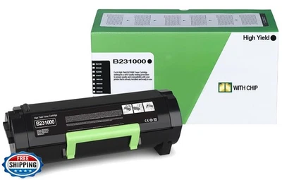 High Yield B231000 Black Toner Cartridge Replacement for Lexmark B231000 Tone - Image 1 of 4