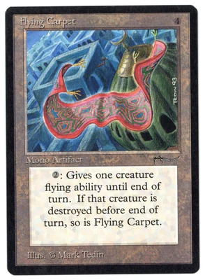Flying Carpet -- MTG (MP Quality) - Arabian Nights - See scans!! - Image 1 of 2