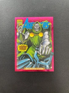 2024 Marvel Masterpieces'92 Platinum Doctor Doom Pink Lasers 690/692 BJQM - Picture 1 of 5