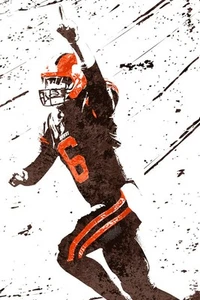 Póster impreso en pared decoración artística Baker Mayfield 358872 - Imagen 1 de 7