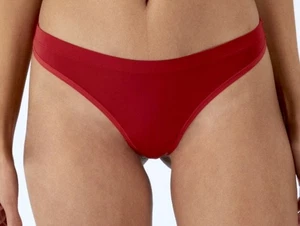 MAIDENFORM Barely There Invisible Look Camera Red Thong Panty Women S M L XL 2XL - Picture 1 of 11