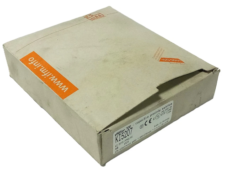 Efector KI-3015-FPKG/NI KI5207 10-36 V DC Capacitive Proximity Sensor - Image 1 of 3