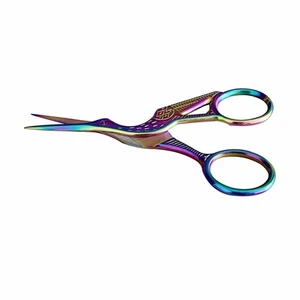 Stork Vintage Stainless Steel Embroidery Scissors - 4.5inch Curved Bird Sciss... - Picture 1 of 6