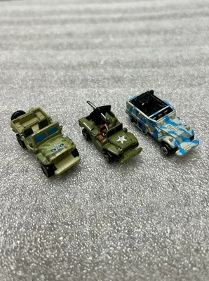 Micro Machines Lot Of 3 Military Half Track Jeep Rider Vehicles Galoob LGTI - Image 1 of 4