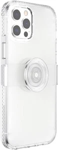 Popcase PopGrip Slide PopSockets Apple iPhone 12 PRO Max Clear Phone Case - Picture 1 of 4