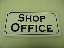 SHOP OFFICE Metal Sign Vintage Style 4 New Home Building Car Garage Body Paint