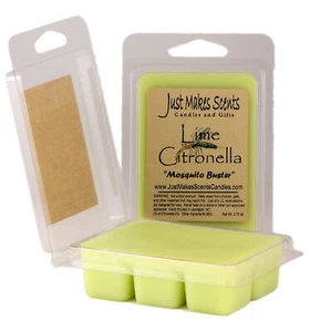 4 PACK - Lime Citronella Scented Wax Melts by Just Makes Scents - Picture 1 of 2