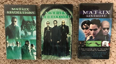 Matrix Revolutions VHS  rare late vhs release cvc Canadian print cgc igs vga - Image 1 of 4