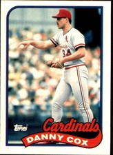 1989 Topps TIFFANY #562 Danny Cox ST. LOUIS CARDINALS