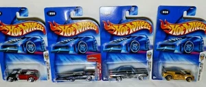 Hot Wheels 4 Car Bundle, 2004 1st Edition #2,36,50,61 Suz GSX-R/4, Crooze NIB - Picture 1 of 9