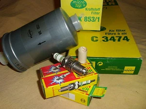 Spark plugs Bosch air filter gasoline filter VW Golf Jetta 2 1.8 GTI GLi convertible 155 - Picture 1 of 1