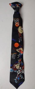 Clip de baloncesto vintage Looney Tunes niños TIE Mania Warner Brothers TAZ - Imagen 1 de 6