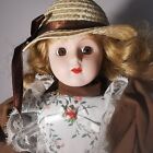 Vintage porcelanowa lalka 16" - Ma nawiedzony wygląd