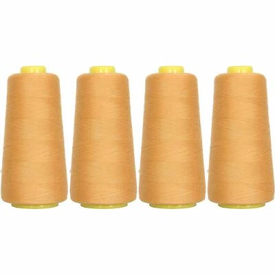 4 BIG CONES SERGER OVERLOCK THREAD SEWING THREADART - 50 COLORS - 2750 YD CONES - Image 1 of 4