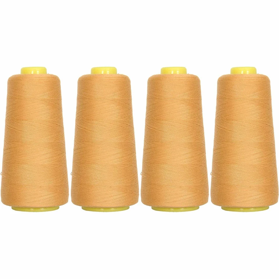 4 BIG CONES SERGER OVERLOCK THREAD SEWING THREADART - 50 COLORS - 2750 YD CONES - Image 1 of 4