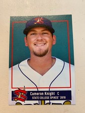Cameron Knight Card 2018 State College Spikes Team Card