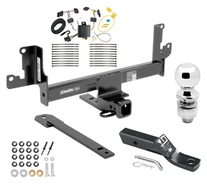 Trailer Tow Hitch For 2015 BMW X1 w/Panoramic Moonroof w/ Wiring Kit & 2" Ball - Picture 1 of 8