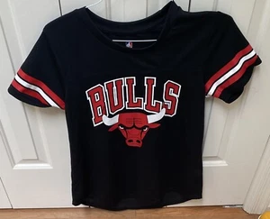 Camiseta deportiva de malla Chicago Bulls para mujer talla grande negra ultra juego. Usado en excelente estado. - Imagen 1 de 4