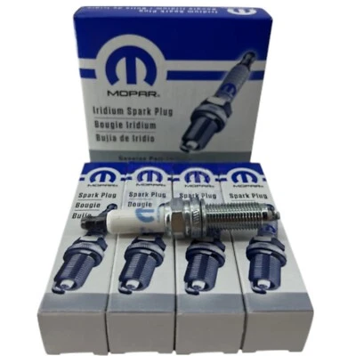 2011-2024 Jeep Iridium Spark Plugs 3.6 ENGINE PENTASTAR SP149125AF 4PC OEM MOPAR - Image 1 of 4