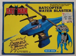 Blue-Box Batman Batcopter Wasserblaster 1989 34030 Neu in Box - Bild 1 von 6