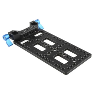 CAMVATE Multi-Purpose Mounting Cheese Plate w/15mm Rod Clamp fr IDX Power Adapte - Photo 1 sur 7