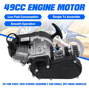 Motor 49cc Quads Pocket Minibike Getriebe Vergaser Motors Dirtbike - Bild 1 von 10