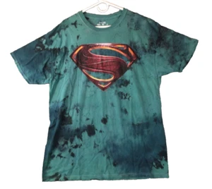 DC & WBEI Justice League Superman Tie Dyed T-Shirt Collectible Size XL Cotton - Picture 1 of 10