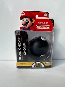 Jakks Pacific World of Nintendo Super Mario 2.5" Chain Chomp Series 3-1 Figure - Picture 1 of 2