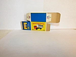 MATCHBOX REG. WHEEL NO. 26-C G.M.C. TIPPER TRUCK 'E' TYPE EMPTY BOX ONLY - Picture 1 of 2