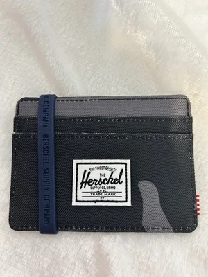 Herschel Charlie Wallet Mens RIFD Night Camo NEW - Image 1 of 3