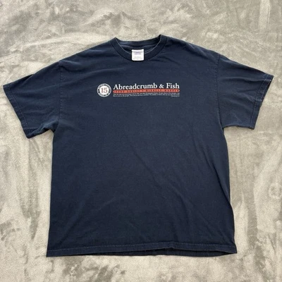 Camiseta De Colección Y2K Jesus ABreadCrumb & Fish Abercrombie & Fitch Parodia Azul XL Foto 1 de 4