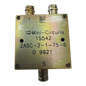 ZASC-2-1-75-6 Mini Circuiti Sdoppiatore Coassiale Combinatore BNC 75Ohm - Foto 1 di 1