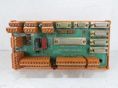 K-Tron 9184-601630 Rev C Quad Fanout DSUB Unit Board 9184601630 Weidmuller KTron - Image 1 of 4