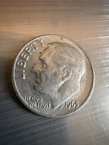 1965 Roosevelt Dime - Picture 1 of 11