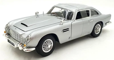 Autoworld 1/18 Scale Diecast AWSS131 - 007 Aston Martin DB5 James Bond - Silver - Image 1 of 4