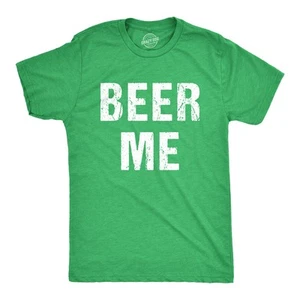 Camiseta Para Hombres Beer Me Divertida Día de San Patricio Cool Sarcástico Beber Camiseta Irlandesa - Imagen 1 de 8