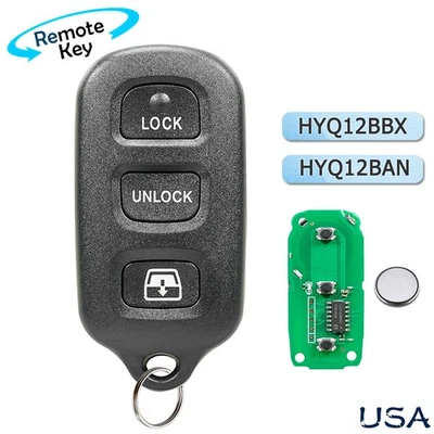 For 2001 - 2004 2005 2006 2007 2008 2009 Toyota Sequoia Keyless Remote Key Fob - Image 1 of 4