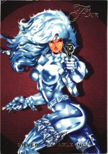 94 Flair Marvel Annual Silver Sable Inc Card #50 Fleer - Foto 1 di 2