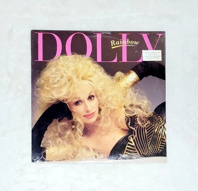 Dolly Parton Rainbow Vinyl 1987 Original NEW LP Record - Image 1 of 3