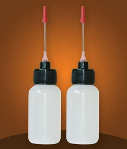 Dos botellas de 1 OZ con dispensador de punta de aguja - Imagen 1 de 1