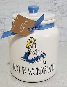 RAE DUNN Disneys "ALICE IM WUNDERLAND" 7 Zoll Kanister mit Deckel NEU mit Etikett - Bild 1 von 8