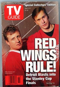 June 7-13, 1997 TV Guide - Detroit Red Wing cover - Picture 1 of 1